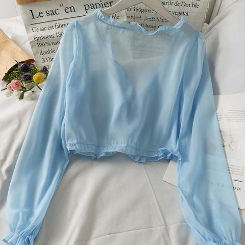 Women Thin Coat Casual Lace Bow Summer Sun Protection Clothes