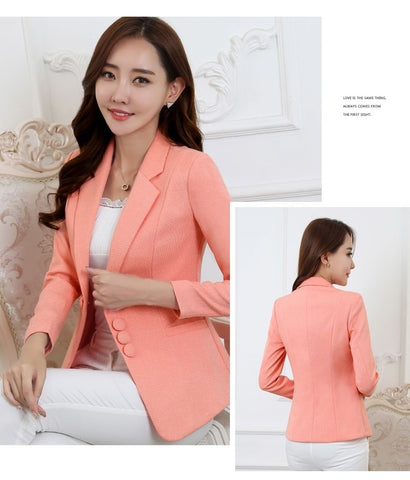 Fashion Women Plus Size Blazers Jackets Work Office Lady Suit