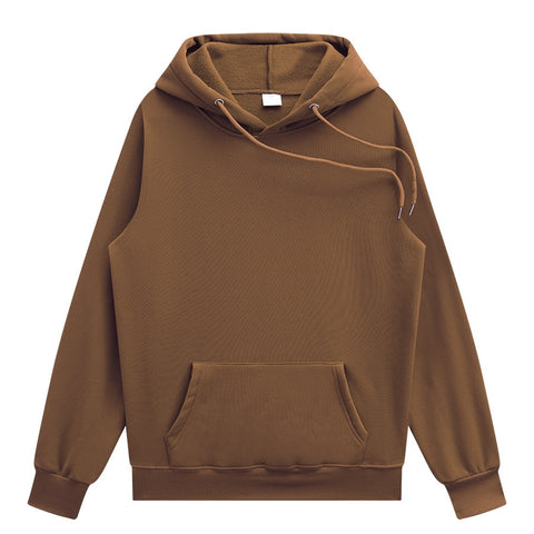Fashion Hoodies Male Casual Hoodies Sweatshirts Solid Sweatshirt