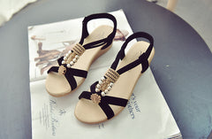 Women Sandals Soft comfortable Wedge shoes ladies Roman shoes