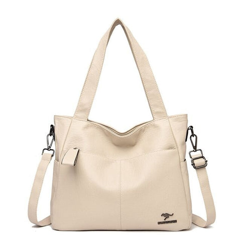 Leather Bags Female Shoulder Sac Tote Shopper Bag