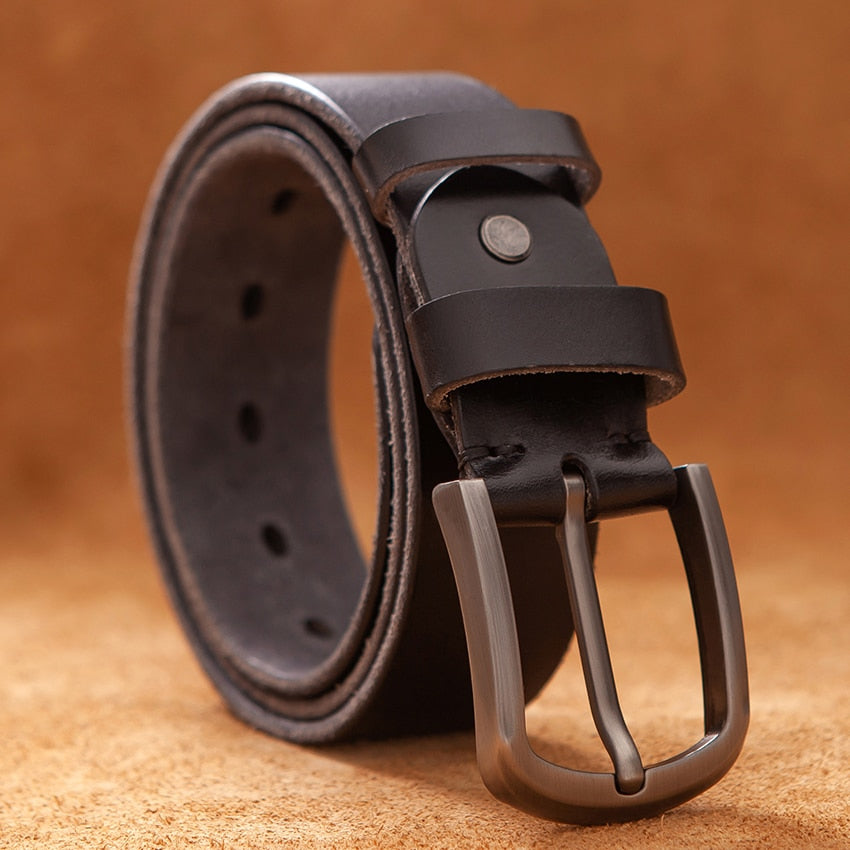 Cow genuine leather belts for men designer quality fashion