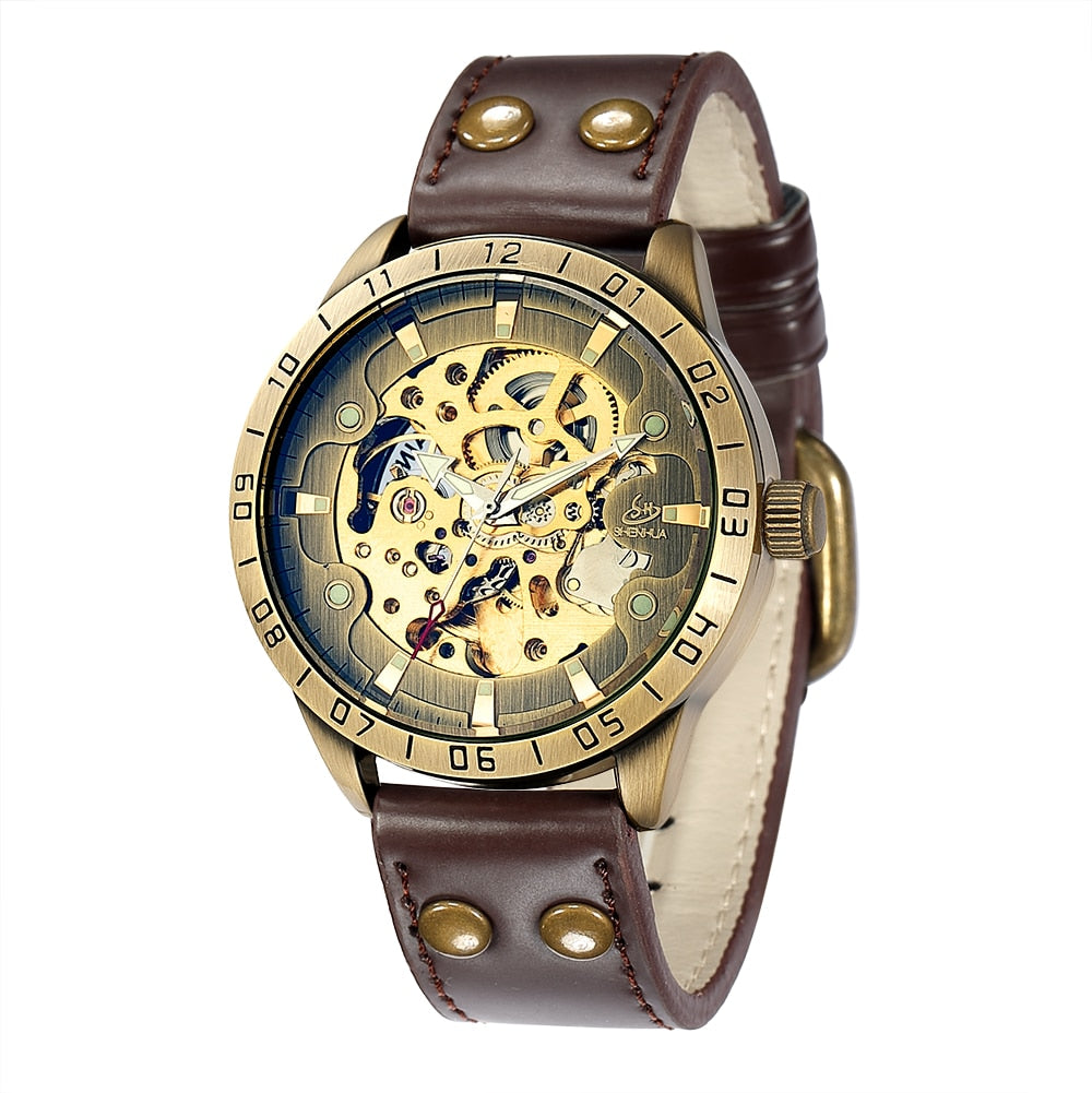 Retro Style Men Automatic Mechanical Watch