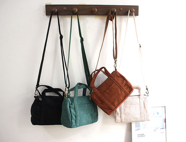 Autumn and Winter Small Solid Color Shoppers Crossbody Bags