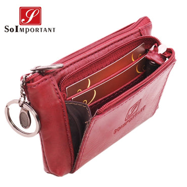 Genuine Cowhide Leather Purses And PU Wallets