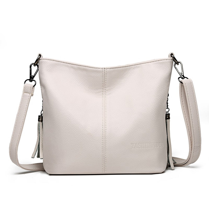 Soft Leather Hand Crossbody Bags for Women Handbags Casual Shoulder Bag