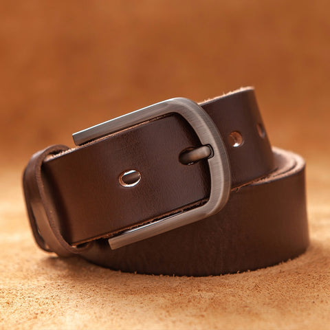 Cow genuine leather belts for men designer quality fashion