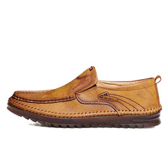 Genuine Leather Men Shoes Casual  Mens Loafers Moccasins