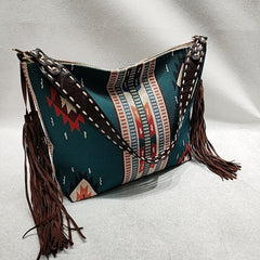 Hand-made Canvas Linen One Shoulder Bag Female Bag Bohemian Style