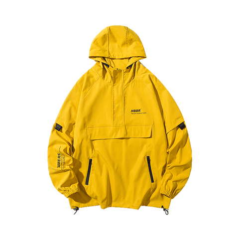 Streetwear Jackets And Coats Hip Hop Harajuku Windbreaker Overcoat