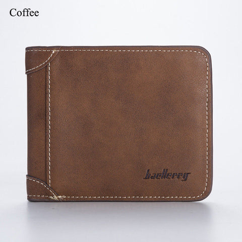 Men  Wallet Foldable Small Money Purses Leather Wallet