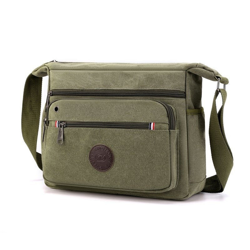 Travel Bag Canvas Casual Men Shoulder Crossbody Outdoor Bags