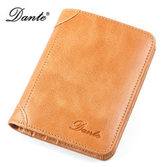 Wallet RFID Anti-theft Brush Head Layer Cowhide Retro Casual