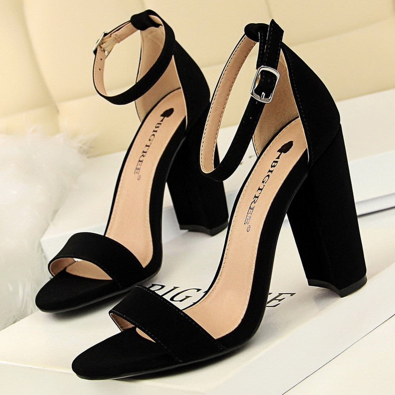 High Heels New Women Pumps Comfort Women Shoes Block Heels Ladies