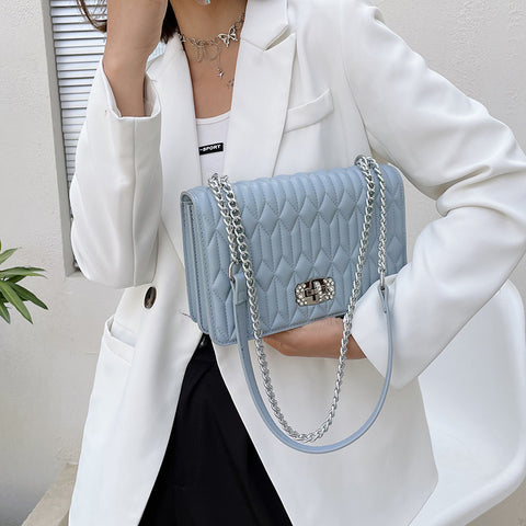 Leather Handbag Luxury Brand Chain Handle Shoulder Messenger Bags