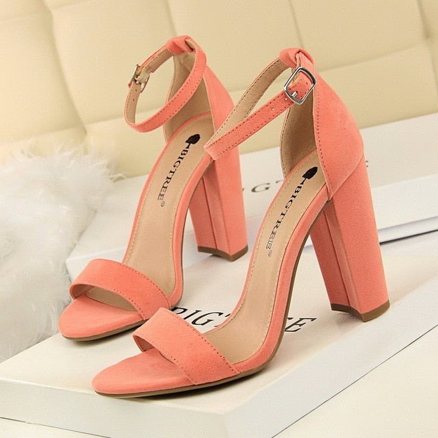 High Heels New Women Pumps Comfort Women Shoes Block Heels Ladies