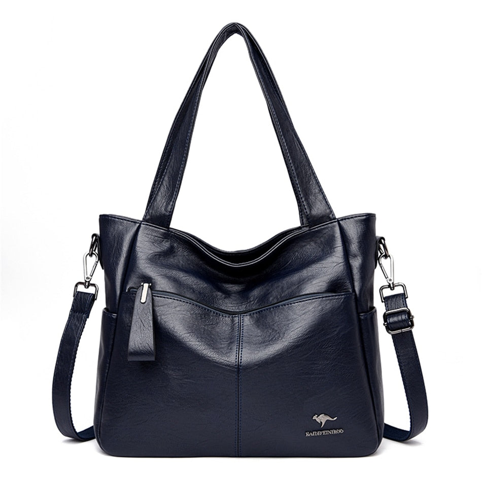 Leather Bags Female Shoulder Sac Tote Shopper Bag