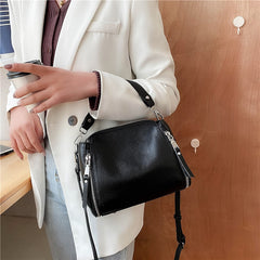 Genuine Leather Handbag Designers Messenger Bags Females Bucket