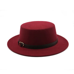 Retro Winter Autumn Top hat Imitation Woolen Felt Fedora Hats