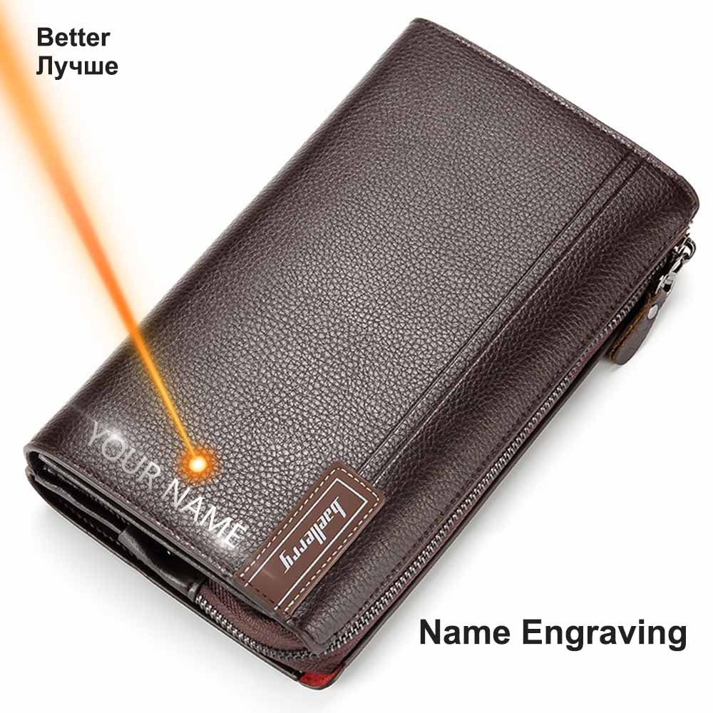 Men Clutch Bag Large Capacity Men Wallets Cell Phone Pocket