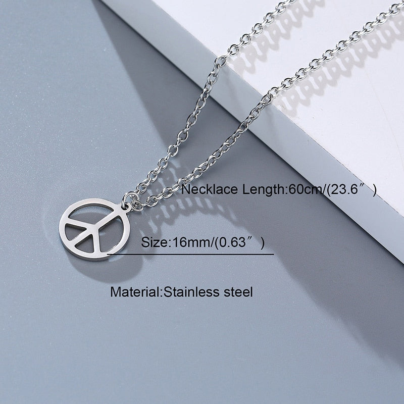 Simple Casual Necklaces Stainless Steel Feather Geometric Bar