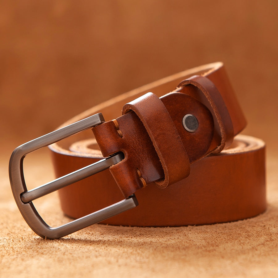 Cow genuine leather belts for men designer quality fashion