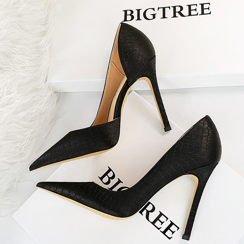 Shoes Designer New Women Pumps Pointed Toe High Heels