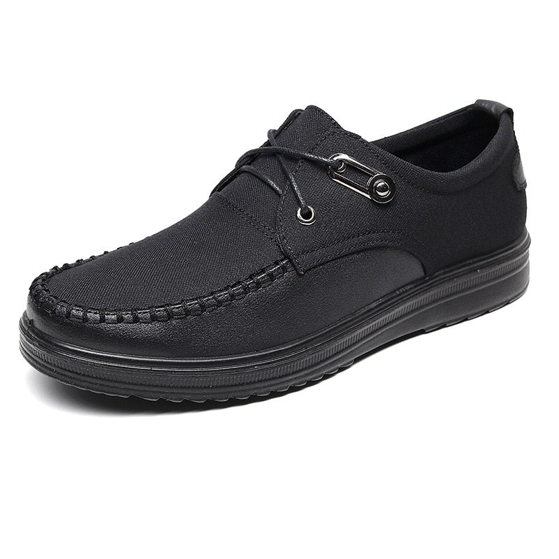 Men Casual Shoes Fashion Leather Shoes for Men Flat Shoes Driving Sneakers