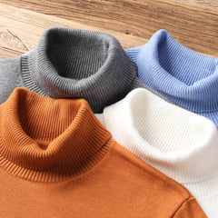 Warm Turtleneck Sweater High Quality Fashion Casual Comfortable Pullover Thick Sweater