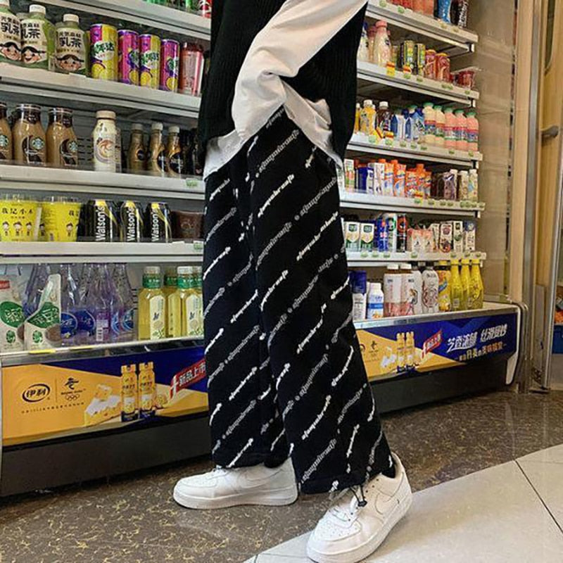 Streetwear Wide Oversize Pants Men Harajuku Casual Sport Sweatpants Joggers