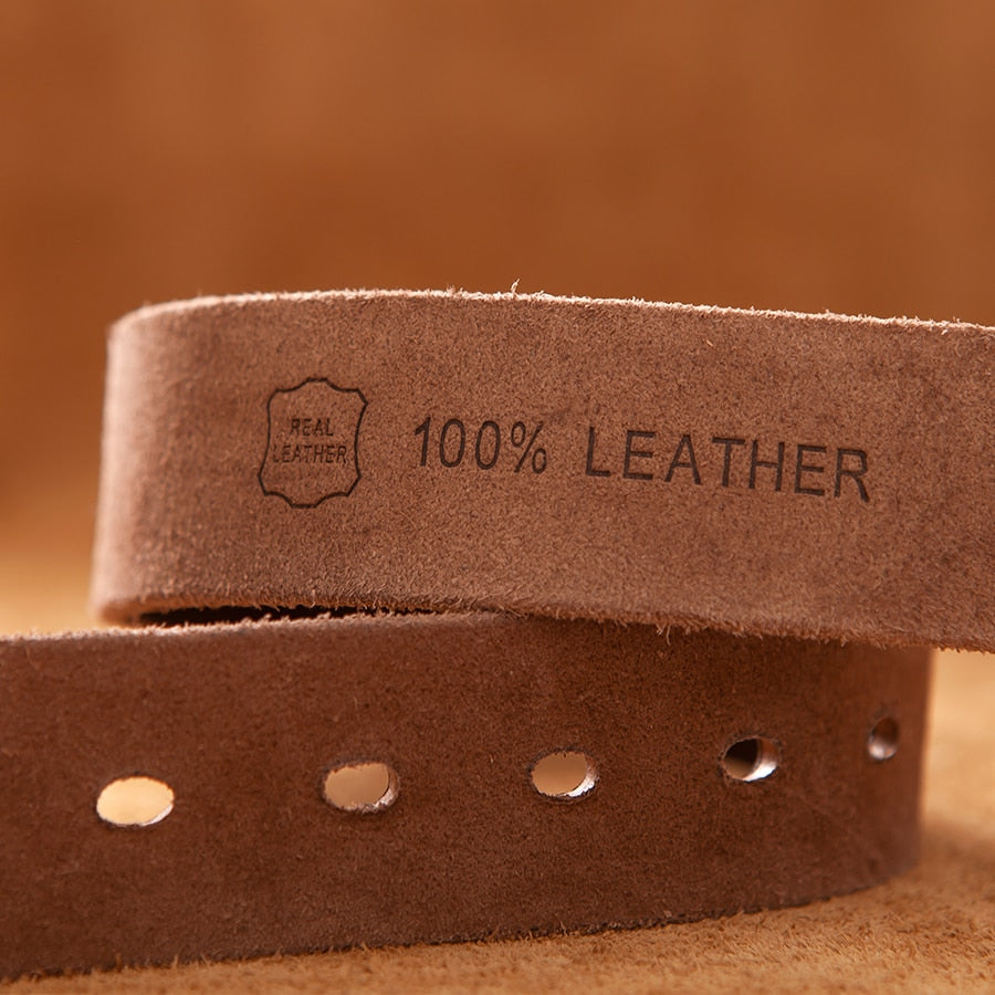 Cow genuine leather belts for men designer quality fashion