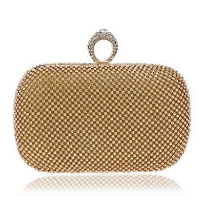 Evening Clutch Bags Diamond-Studded Evening Bag With Chain Shoulder Bag