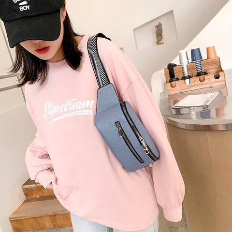 Waist Bags Fashion Leather Fanny Pack Shoulder Crossbody Bags