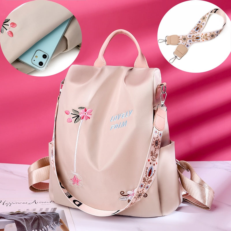 Waterproof Oxford Women Fashion Anti-theft Women Backpacks