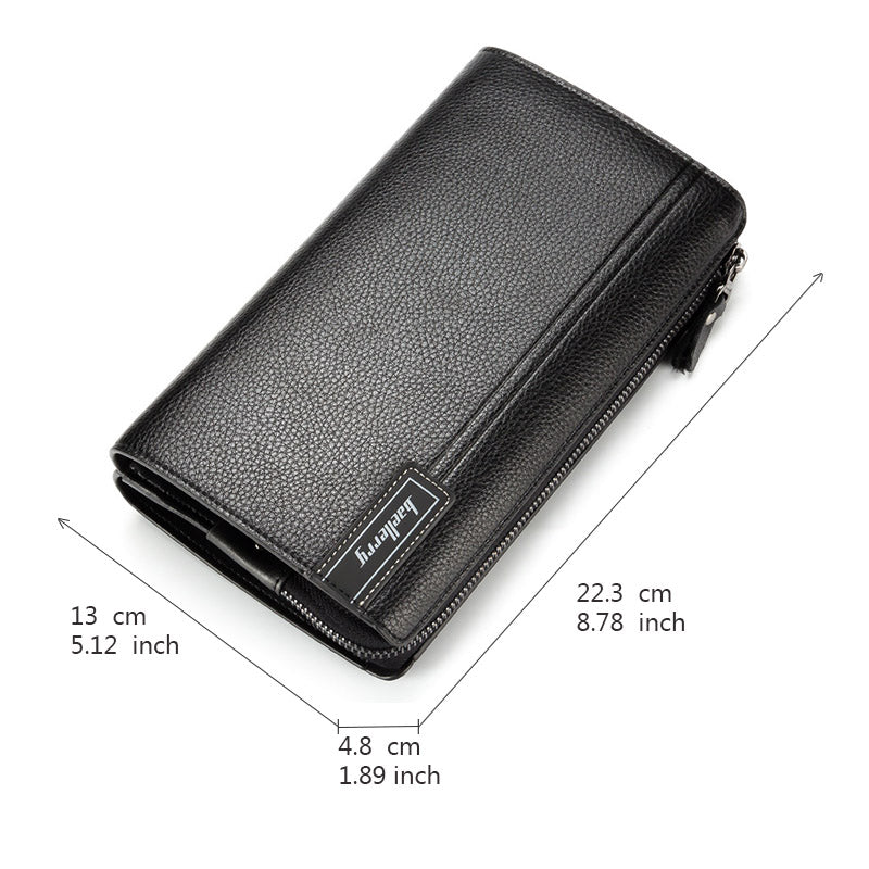 Men Clutch Bag Large Capacity Men Wallets Cell Phone Pocket