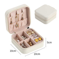 PU Jewelry Organizer Display Travel Jewelry Case Boxes Travel Portable Box