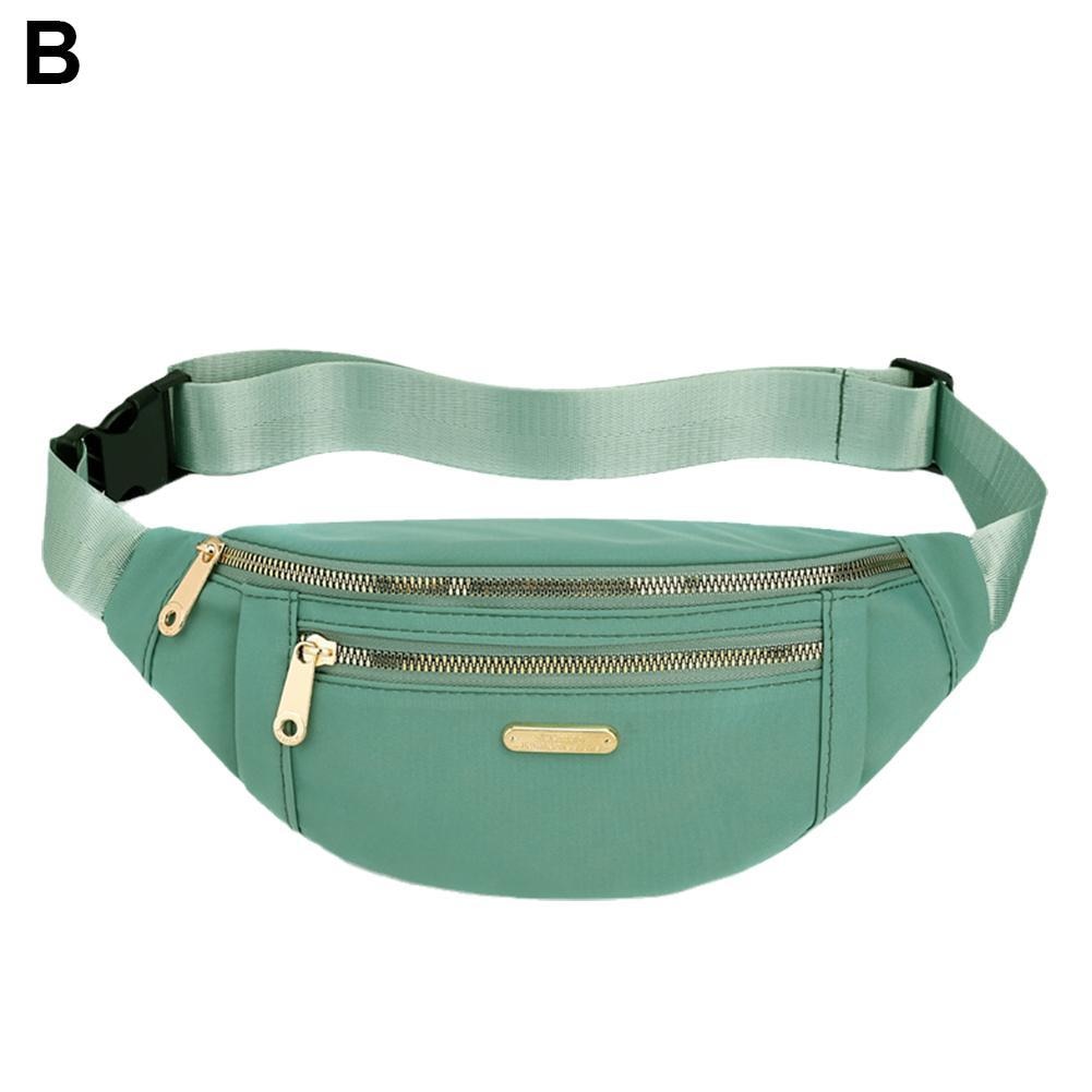 Waist Bags For Women Canvas Leisure Color Waist Bag Shoulder