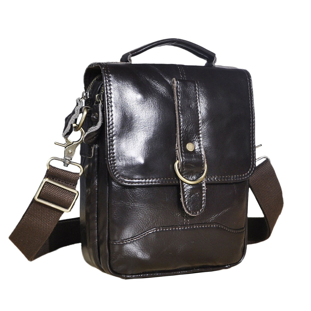 Original Leather Male Design Casual Shoulder messenger bag Crossbody