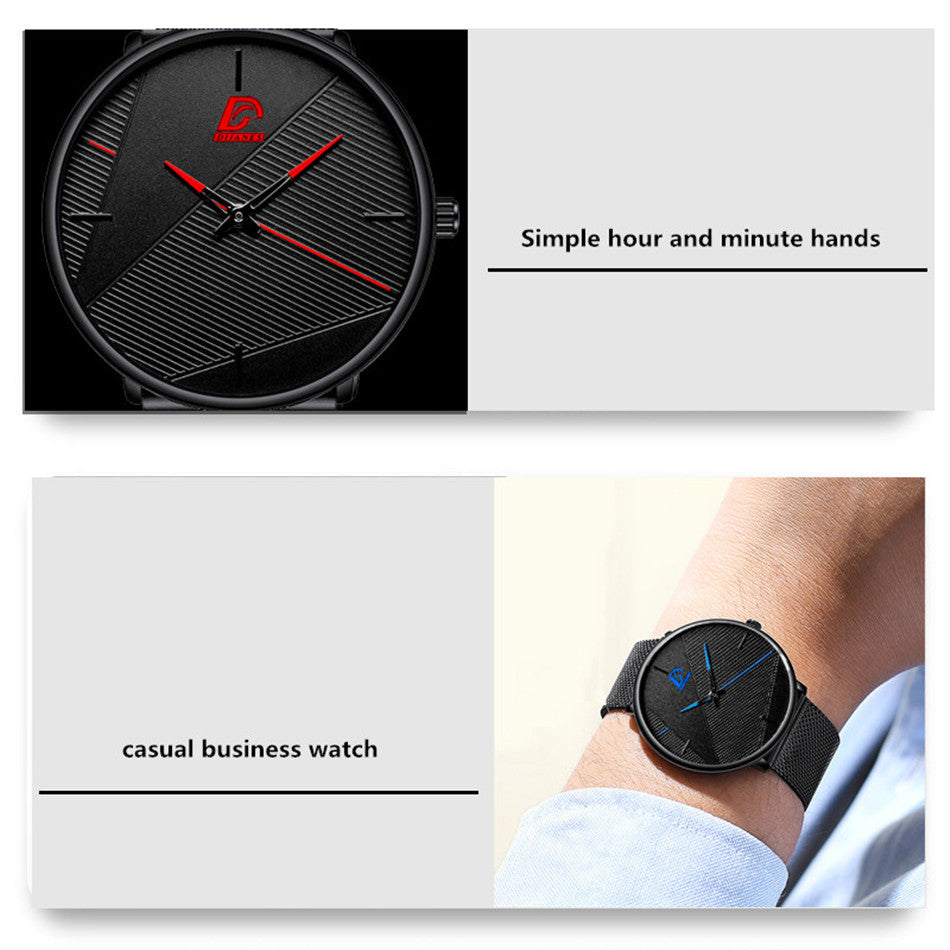 Watches Mens Minimalist Men Fashion Ultra-thin Watch Simple Men Business