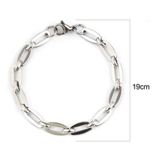 1PC 4mm New 304 Stainless Steel Link Cable Chain Bracelets