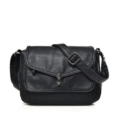 Fashion Leather Handbag Purses Female Retro Shoulder Crossbody Messenger Bag
