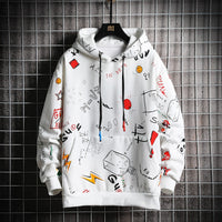 Single Road Men Anime Hoodies Men Hip Hop Harajuku Sweatshirt