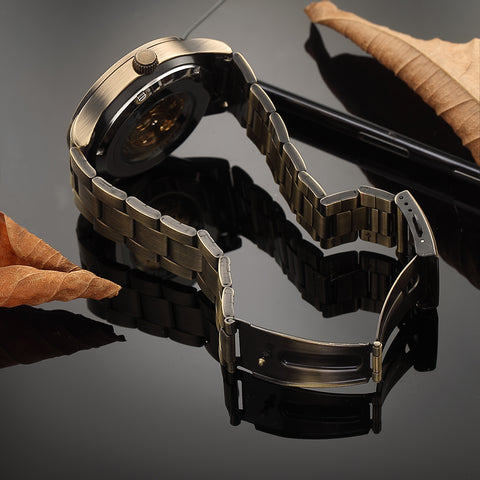 Retro Style Men Automatic Mechanical Watch