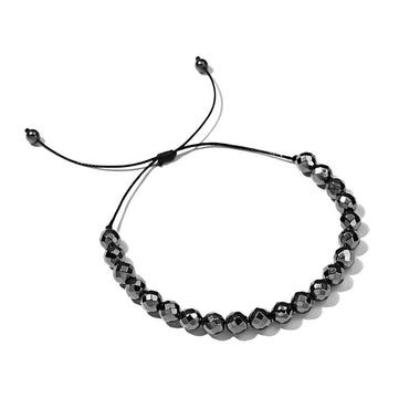 No-magnetic Black Hematite Bracelets For Women Healing Beads