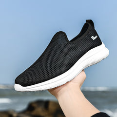 Men Loafers Shoes Light Walking Mesh Breathable Casual Shoes