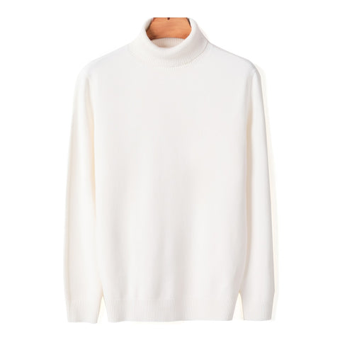 Warm Turtleneck Sweater High Quality Fashion Casual Comfortable Pullover Thick Sweater