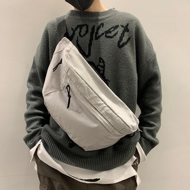 Large Capacity Storage Waist Bag Canvas Fanny Pack