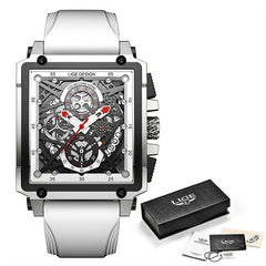 Watch Top Brand Luxury Waterproof Quartz Square Wrist Watches