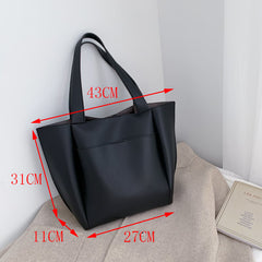 bag large capacity shoulder bags high quality PU leather shoulder bags
