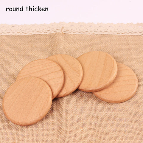 Tea Coffee Cup Pad Placemats Decor Walnut Wood Coasters